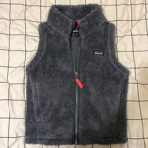 Girls fleece Los Gatos Patagonia vest size small 7/8